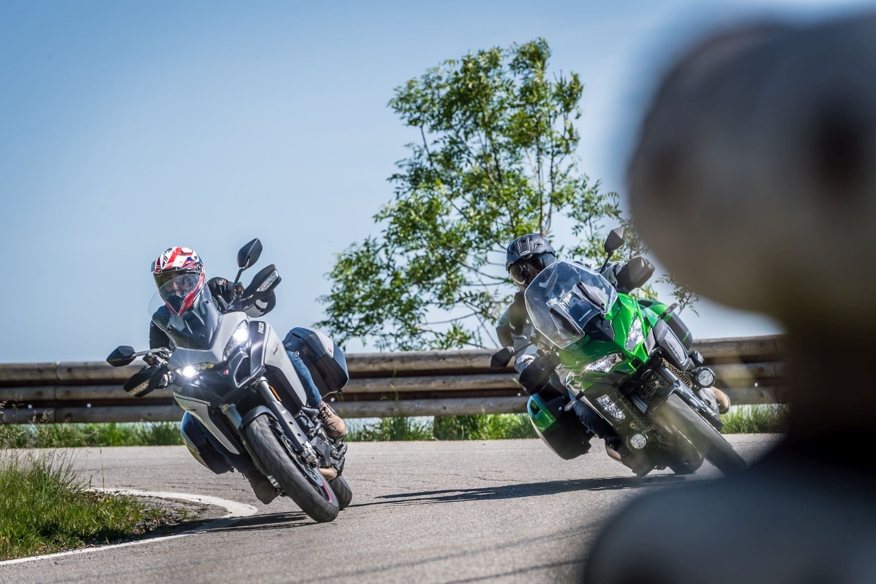 Ducati Multistrada 950 S - Kawasaki Versys SE Gran Tourer: fun touring